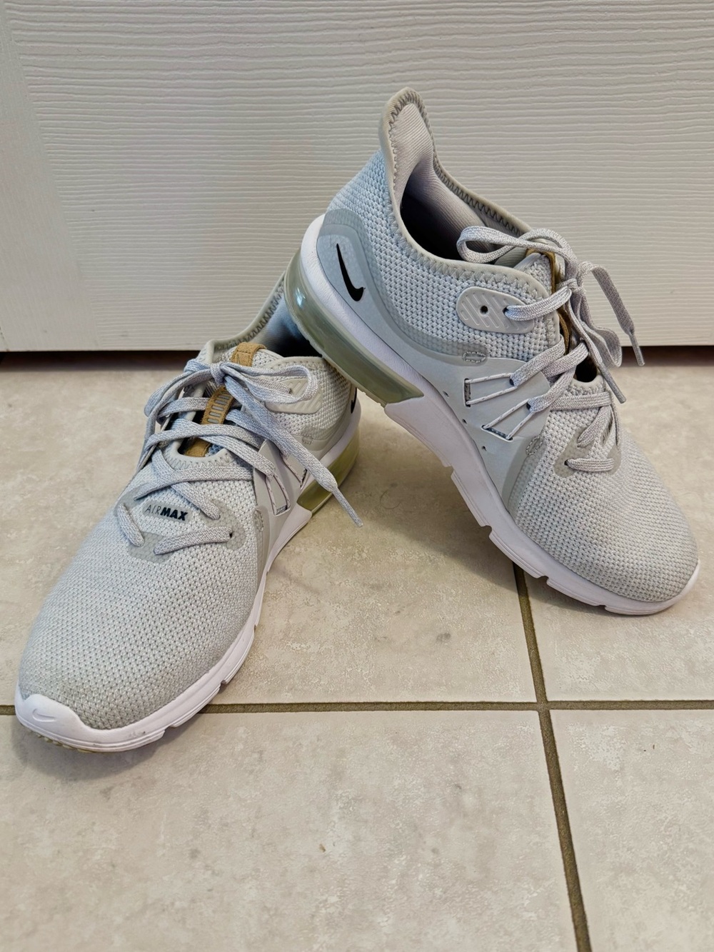 Nike Women’s Air Max Sequent 3 Sneakers - Light Grey
